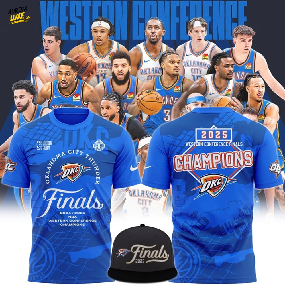 NBA Oklahoma City Thunder 2025 Champions T-shirt NBA Oklahoma City Thunder 2025 Champions T-shirt
