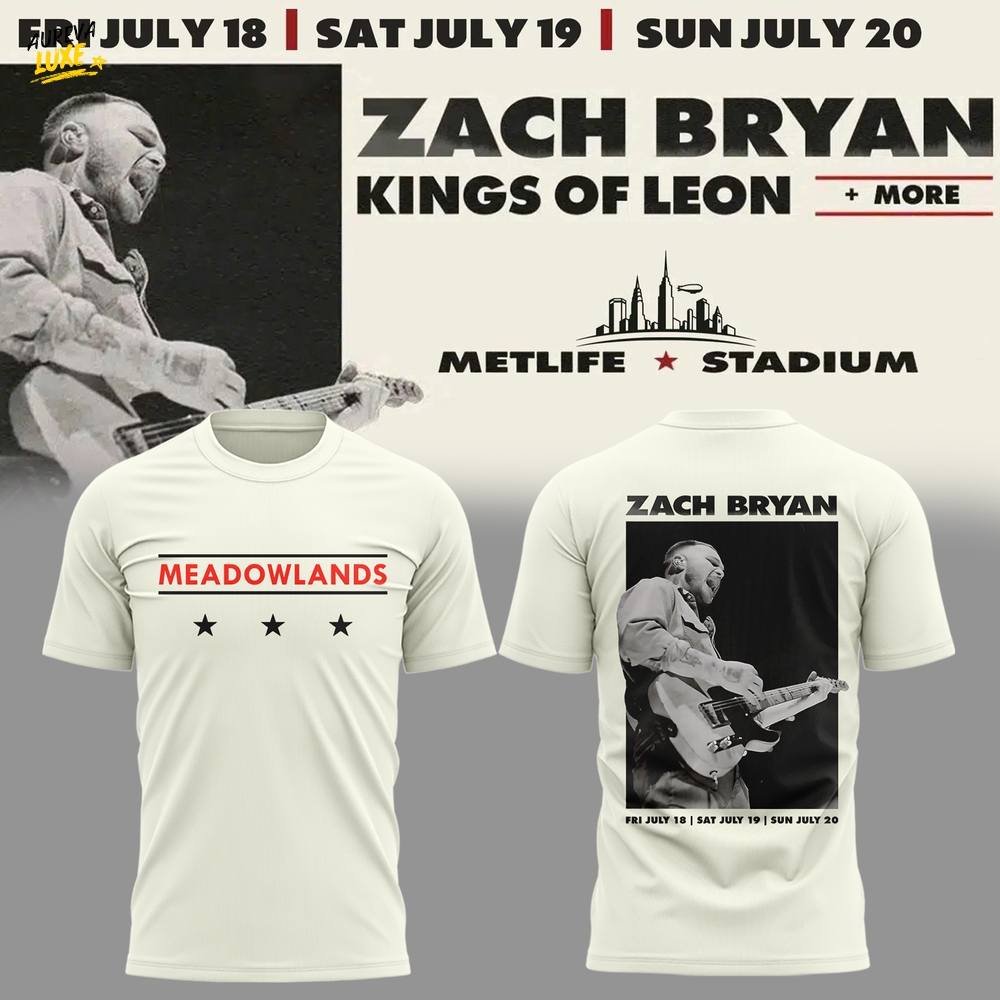 New York Jets x Zach Bryan Meadowlands 2025 T-shirt New York Jets x Zach Bryan Meadowlands 2025 T-shirt