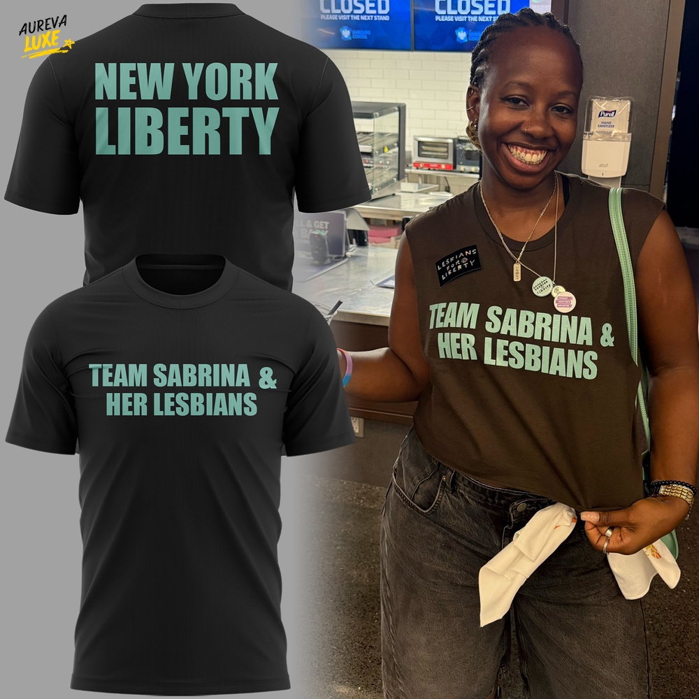 New York Liberty Team Sabrina Special Shirt - Black New York Liberty Team Sabrina Special Shirt - Black