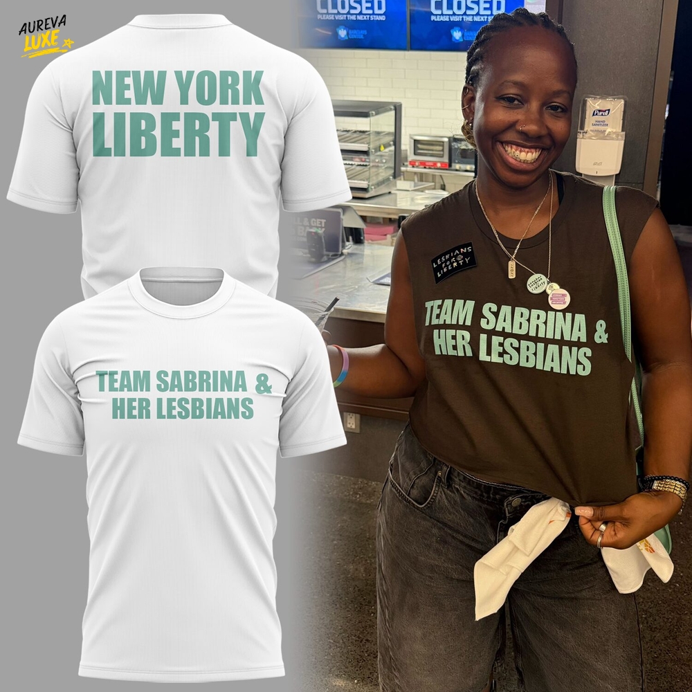 New York Liberty Team Sabrina Special Shirt - White New York Liberty Team Sabrina Special Shirt - White
