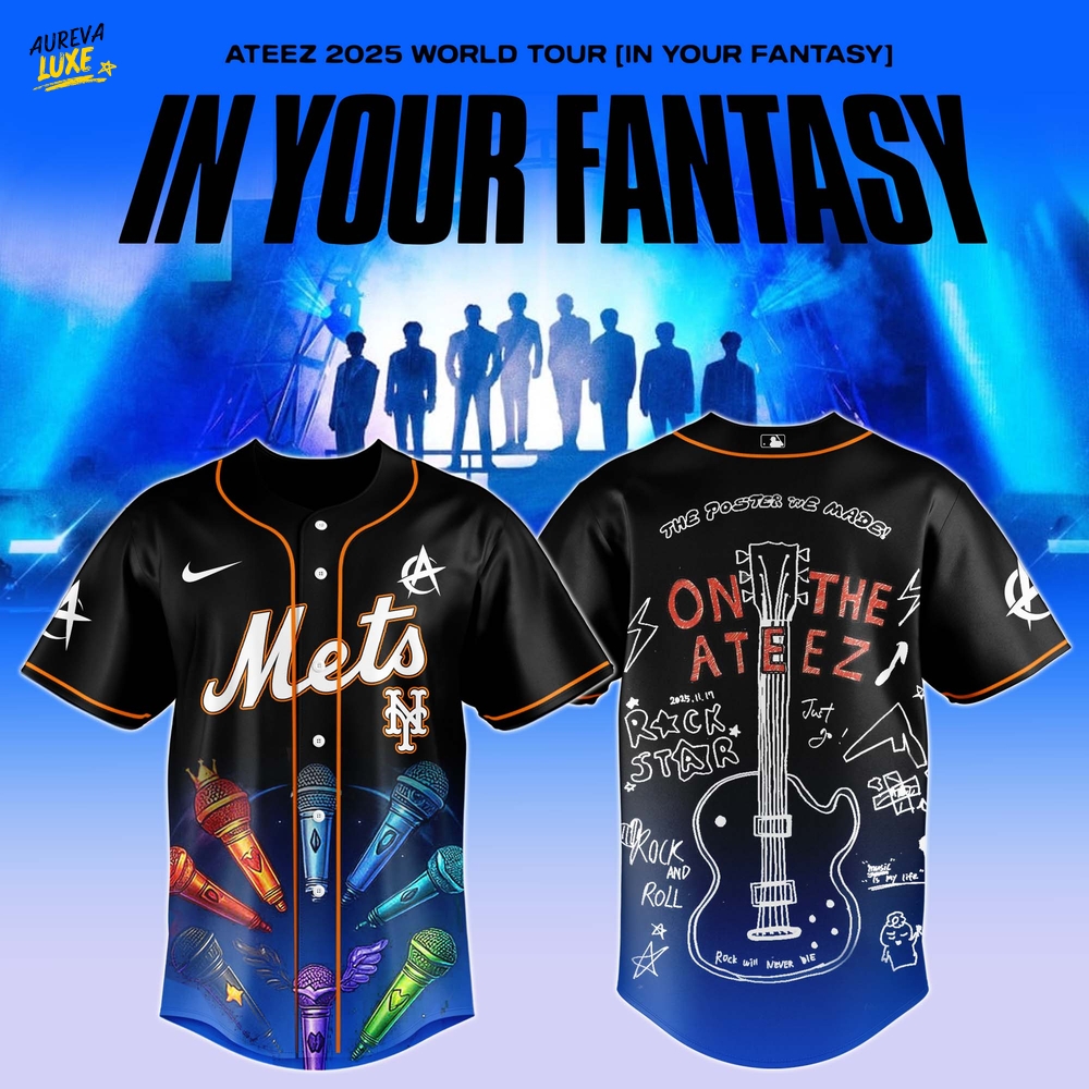 New York Mets x ATEEZ 2025 World Tour 2025 Limited Edition Jersey New York Mets x ATEEZ 2025 World Tour 2025 Limited Edition Jersey