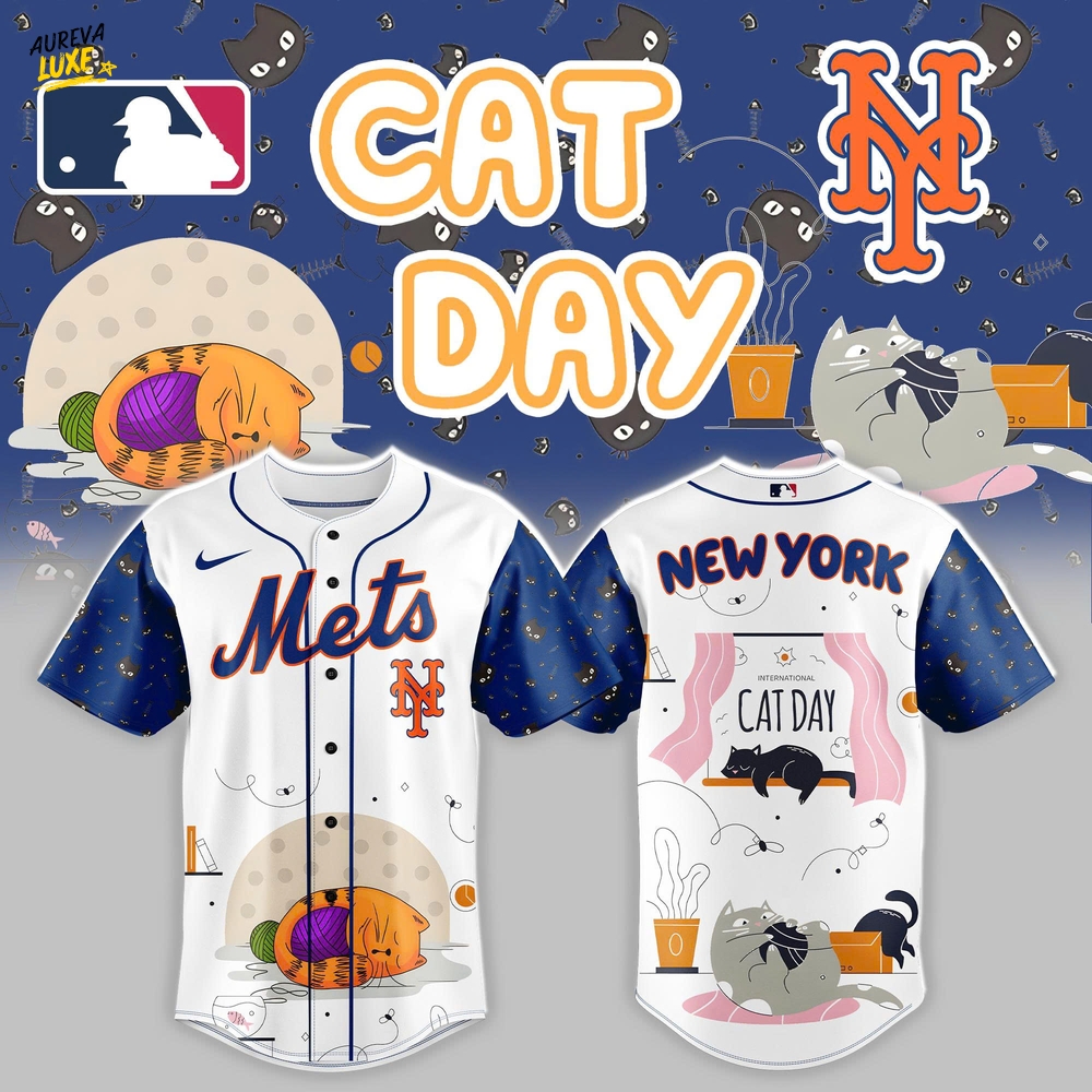 New York Mets x Cat Day 2025 Special Edition Baseball Jersey New York Mets x Cat Day 2025 Special Edition Baseball Jersey
