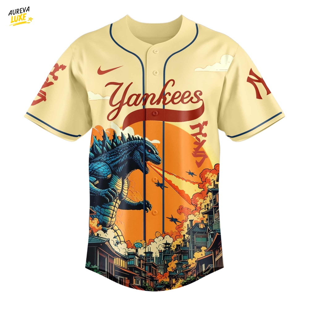 New York Yankees Special Godzilla Limited Edition Jersey New York Yankees Special Godzilla Limited Edition Jersey