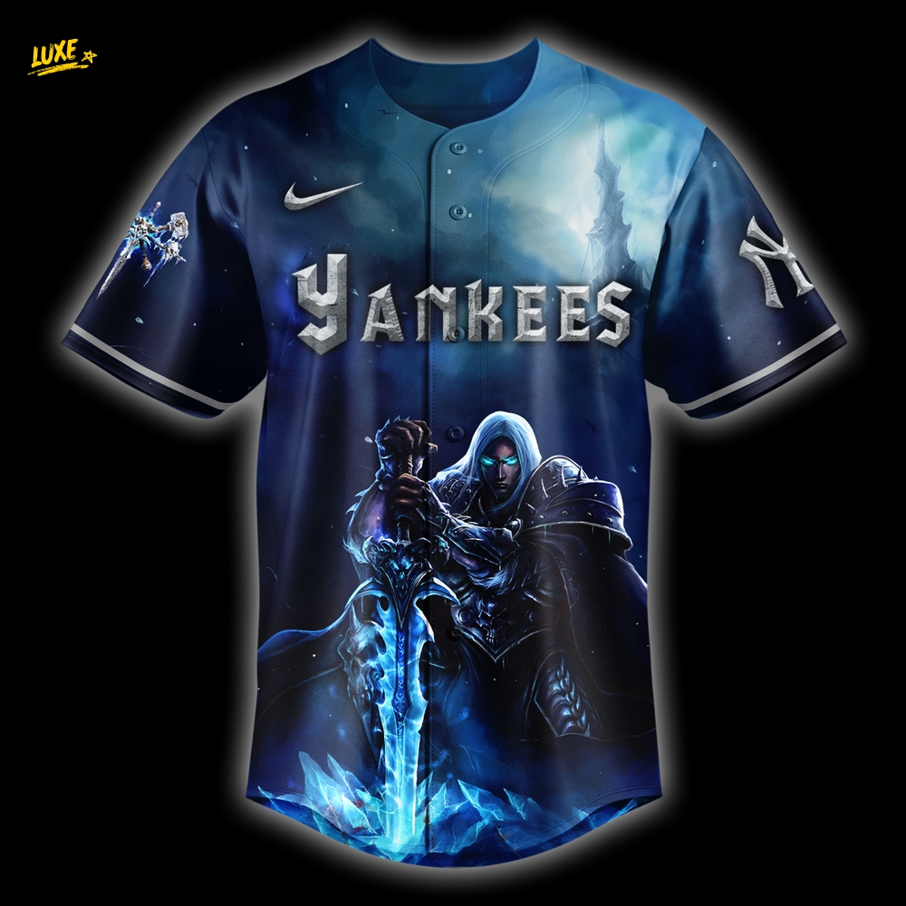 New York Yankees x Wrath of the Lich King Jersey New York Yankees x Wrath of the Lich King Jersey