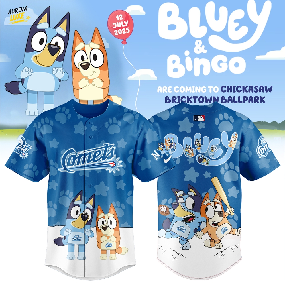 Oklahoma City Comets Bluey and Bingo 2025 Jersey Oklahoma City Comets Bluey and Bingo 2025 Jersey