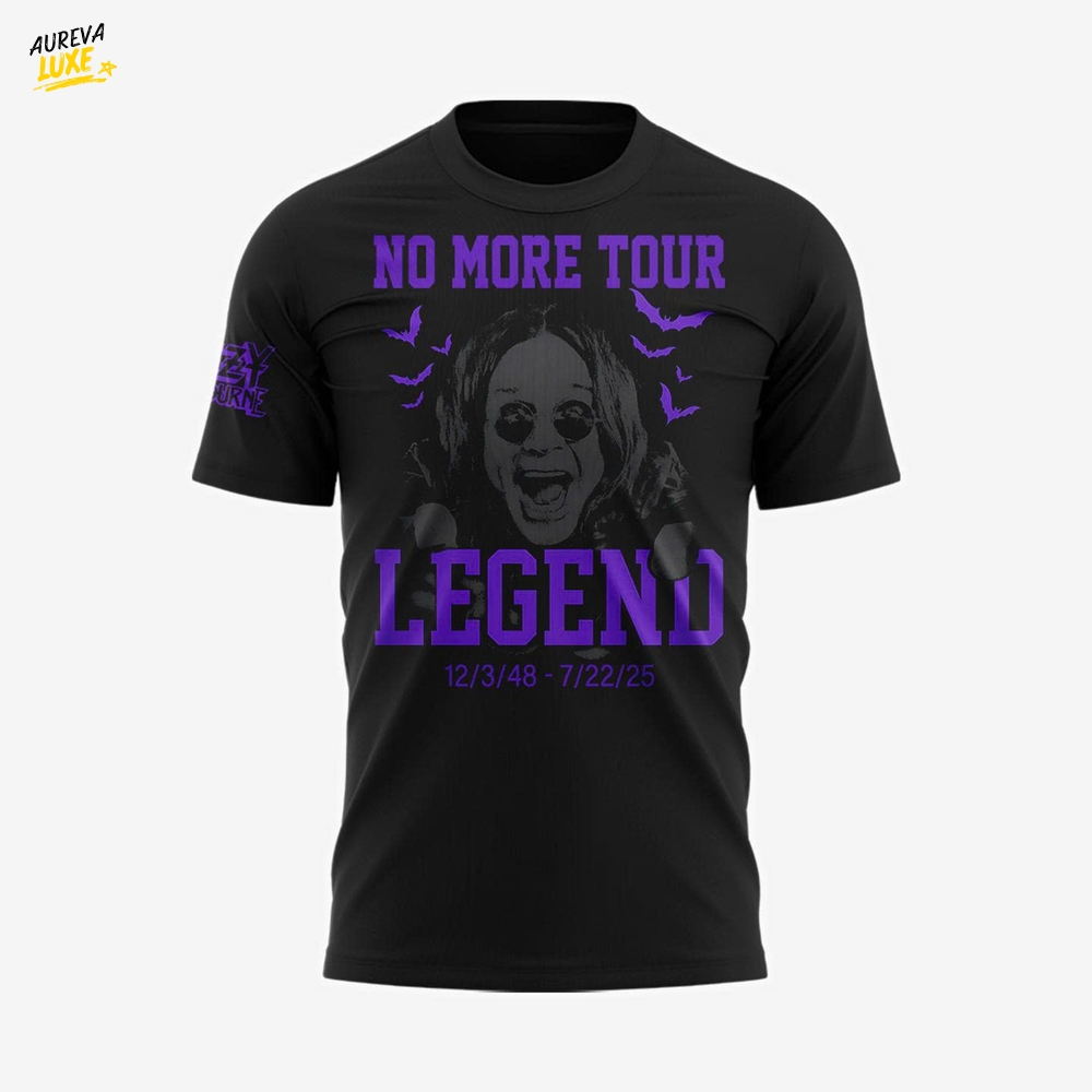 Ozzy Osbourne Rip Legend No More Tour Limited Edition Shirt Ozzy Osbourne Rip Legend No More Tour Limited Edition Shirt