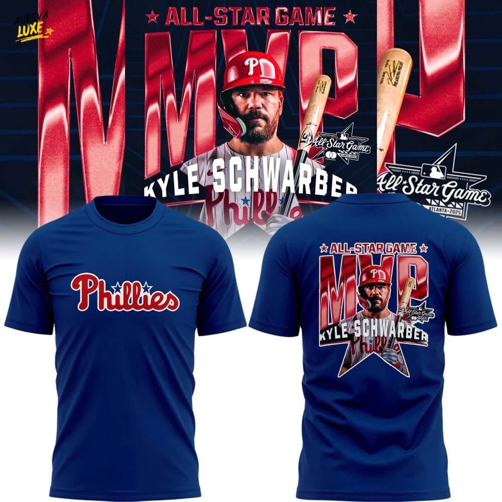 Philadelphia Phillies KYLE SCHWARBER IS THE 2025 MLB ALL-STAR GAME MVP T-Shirt Philadelphia Phillies KYLE SCHWARBER IS THE 2025 MLB ALL-STAR GAME MVP T-Shirt