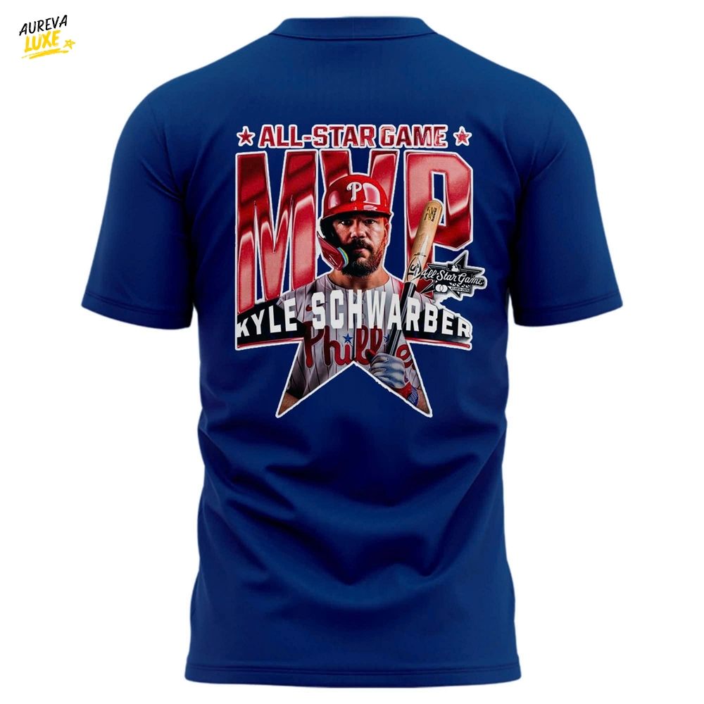 Philadelphia Phillies KYLE SCHWARBER IS THE 2025 MLB ALL-STAR GAME MVP T-Shirt Philadelphia Phillies KYLE SCHWARBER IS THE 2025 MLB ALL-STAR GAME MVP T-Shirt