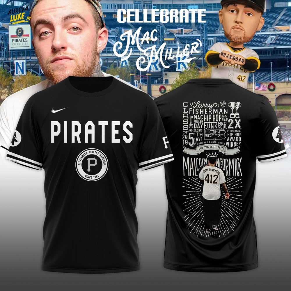 Pittsburgh Pirates x Celebrate Mac Miller Night 2025 Shirt Pittsburgh Pirates x Celebrate Mac Miller Night 2025 Shirt