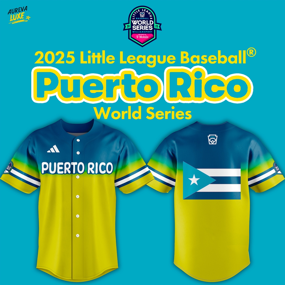 Puerto Rico 2025 Little League Baseball World Series Replica Jersey Puerto Rico 2025 Little League Baseball World Series Replica Jersey