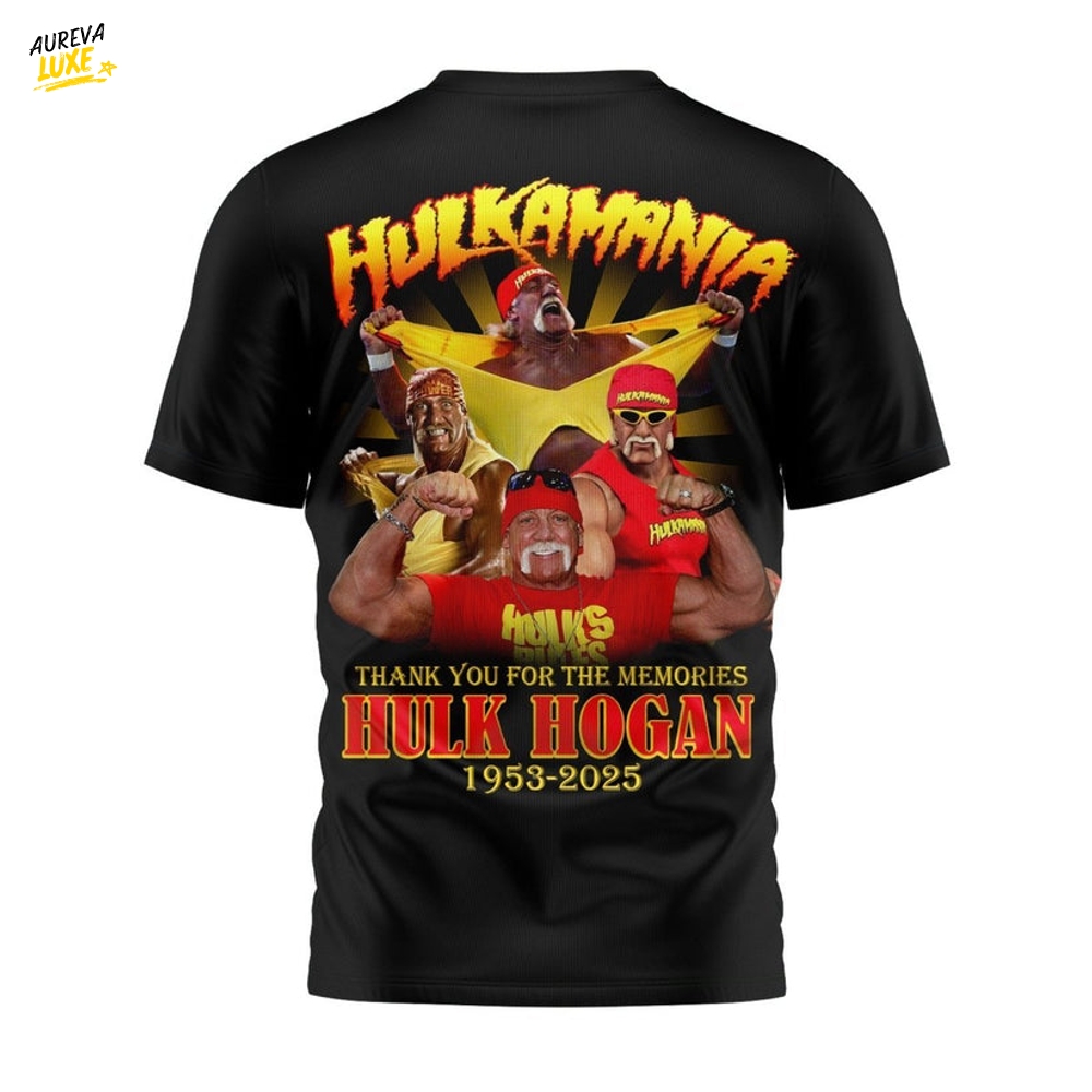 Rip Hulk Hogan 1953-2025 Thank You For The Memories Shirt Rip Hulk Hogan 1953-2025 Thank You For The Memories Shirt