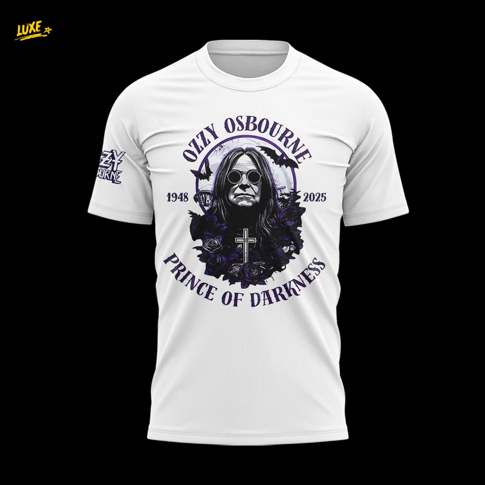 Rip Ozzy Osbourne Prince Forever In Darkness Special Shirt Rip Ozzy Osbourne Prince Forever In Darkness Special Shirt