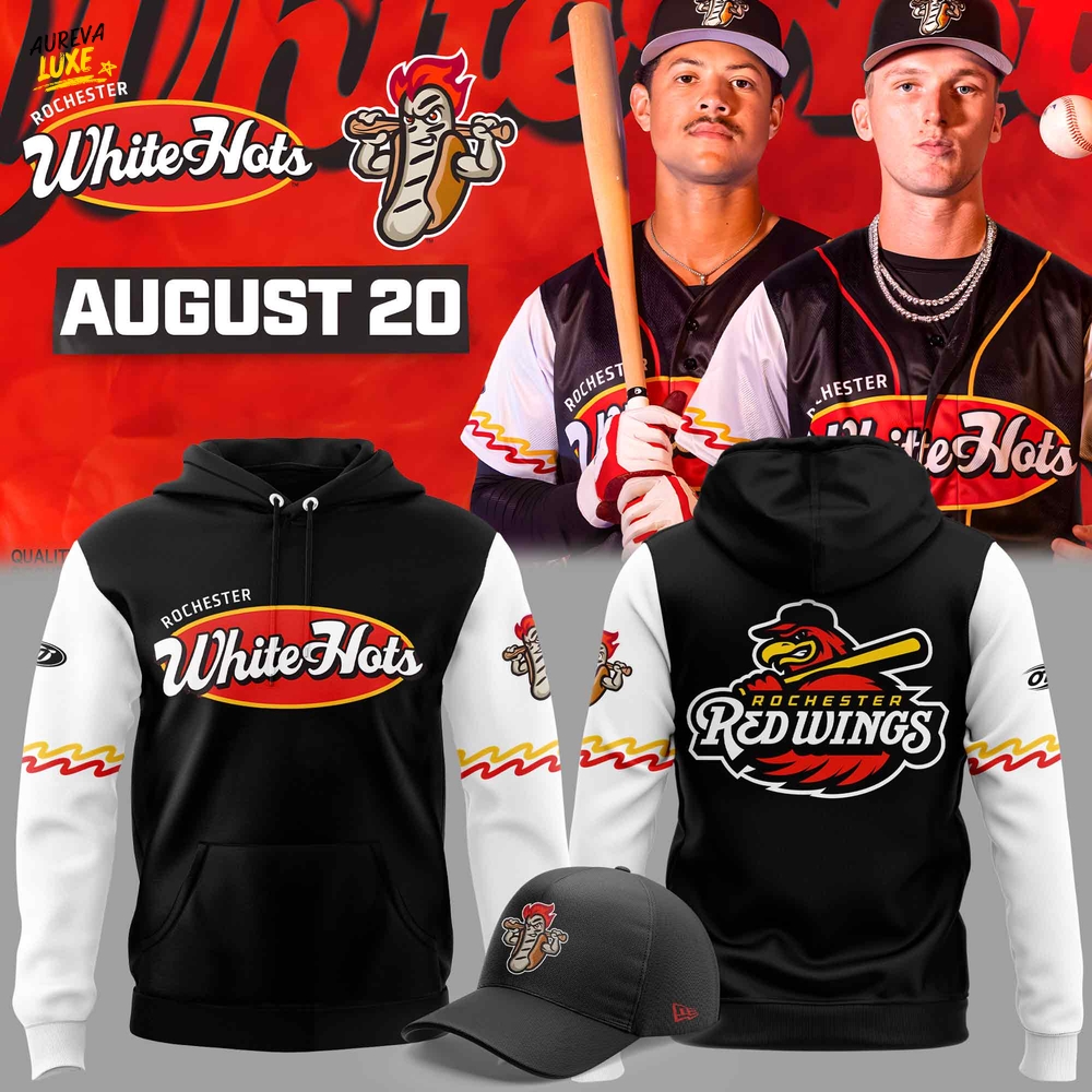 Rochester Red Wings x White Hots Limited Edition Hoodie Rochester Red Wings x White Hots Limited Edition Hoodie
