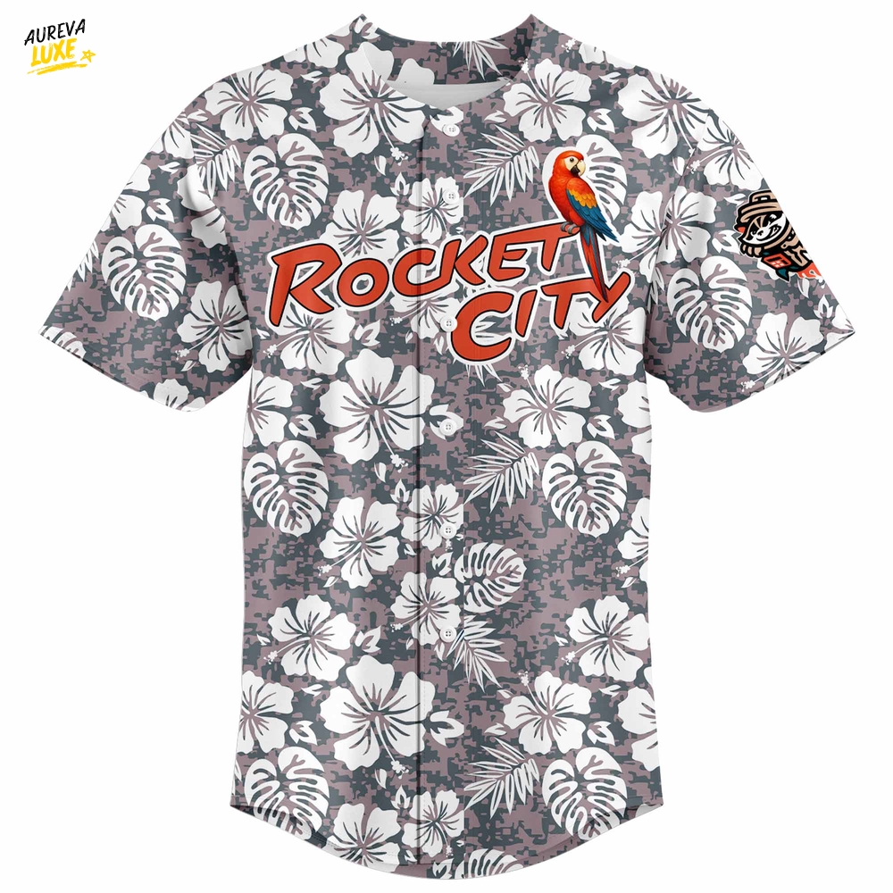 Rocket City Trash Pandas x Margaritaville Night 2025 Baseball Jersey Rocket City Trash Pandas x Margaritaville Night 2025 Baseball Jersey
