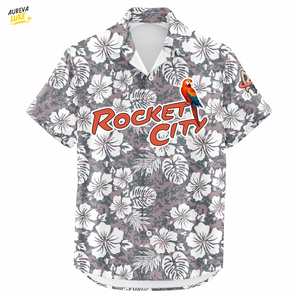 Rocket City Trash Pandas x Margaritaville Night 2025 Hawaiian Shirt Rocket City Trash Pandas x Margaritaville Night 2025 Hawaiian Shirt