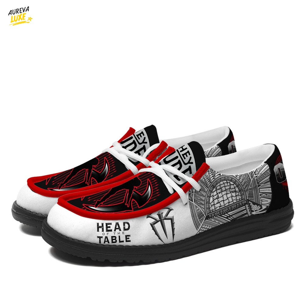 Roman Reigns Head on the Table Limited Edition Loafer Shoes Roman Reigns Head on the Table Limited Edition Loafer Shoes