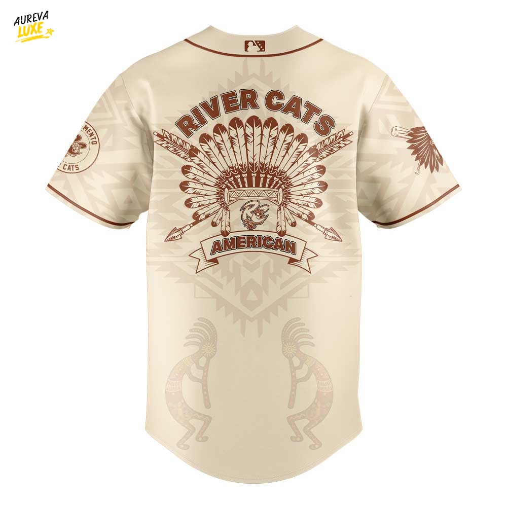 Sacramento River Cats Celebrating Native American Heritage Month Jersey 2025 Sacramento River Cats Celebrating Native American Heritage Month Jersey 2025