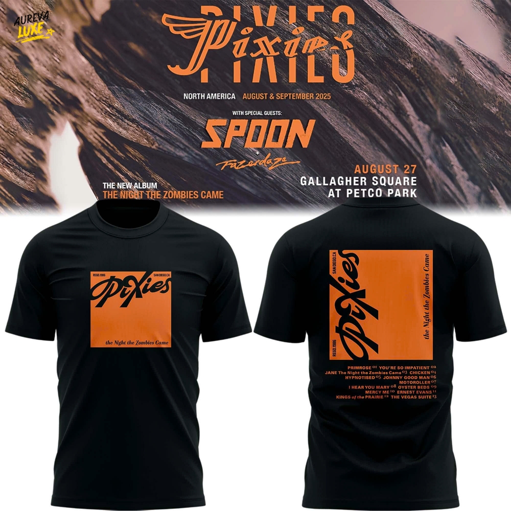 San Diego Padres x Pixies - The Night the Zombies Came T-Shirt San Diego Padres x Pixies - The Night the Zombies Came T-Shirt