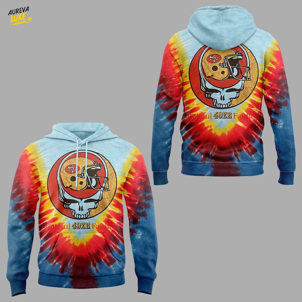 San Francisco 49ers x Grateful Dead Limited Edition 2025 Hoodie Set San Francisco 49ers x Grateful Dead Limited Edition 2025 Hoodie Set