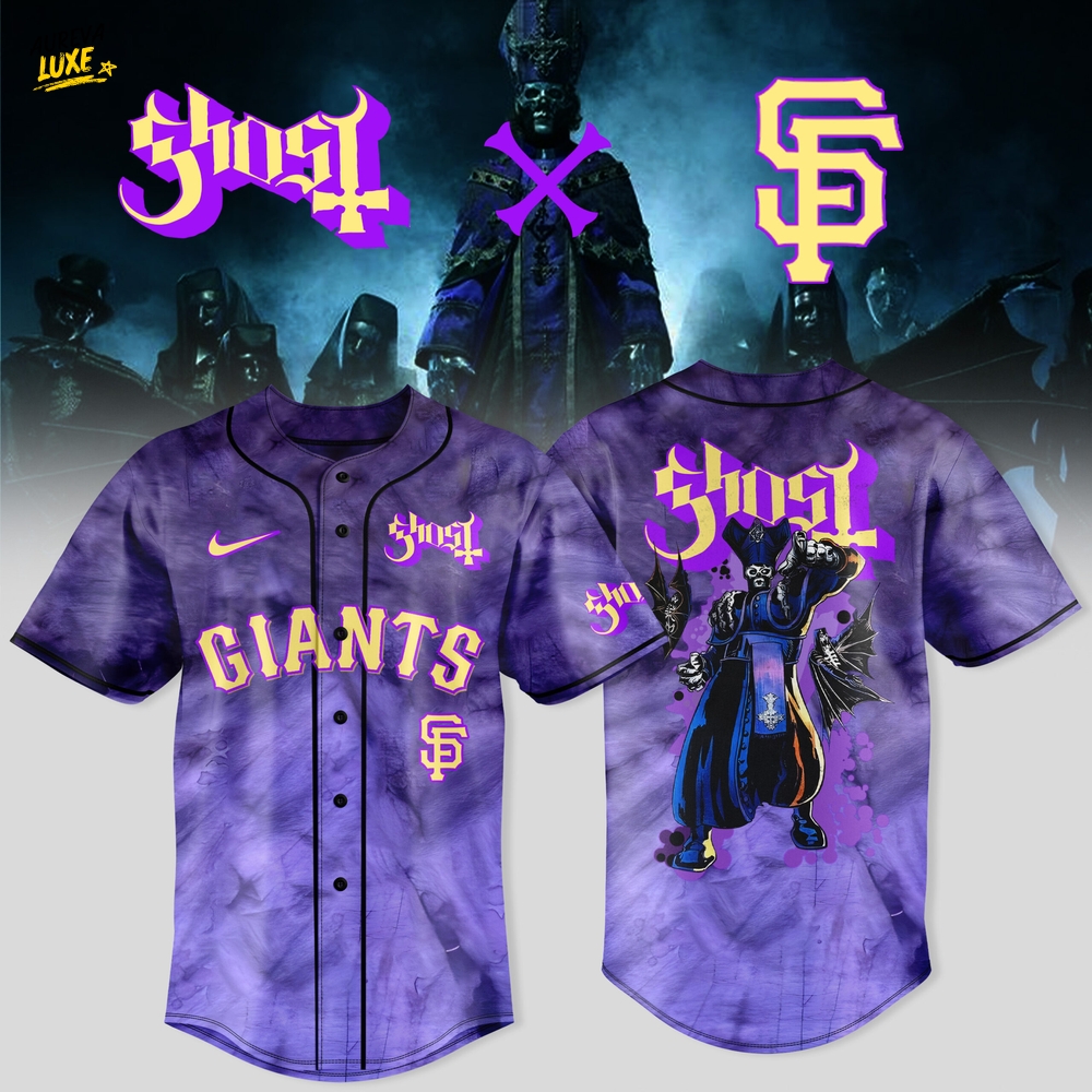 San Francisco Giants x Ghost Band World Tour 2025 Jersey San Francisco Giants x Ghost Band World Tour 2025 Jersey