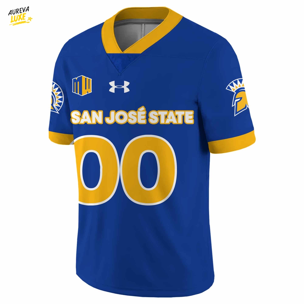 San Jose State Special New 2025 Uniform Football Jersey San Jose State Special New 2025 Uniform Football Jersey