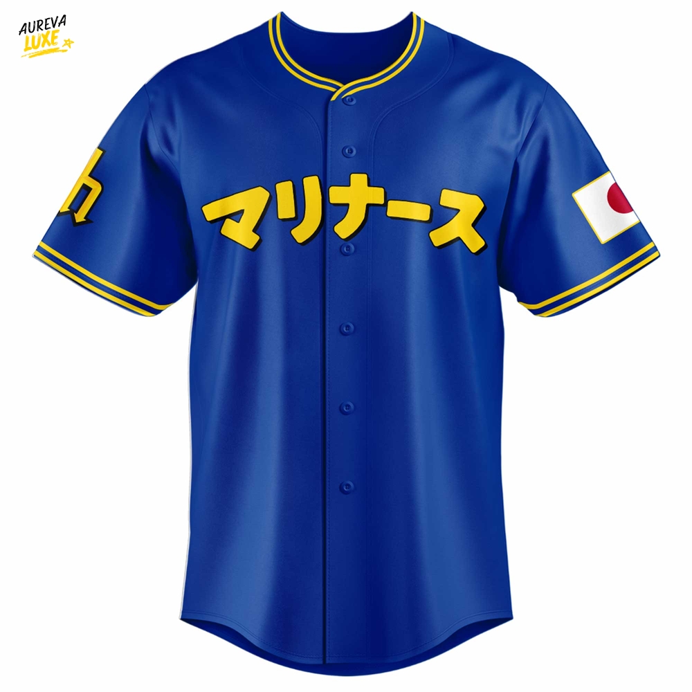 Seattle Mariners Japanese Heritage Day 2025 Baseball Jersey Seattle Mariners Japanese Heritage Day 2025 Baseball Jersey