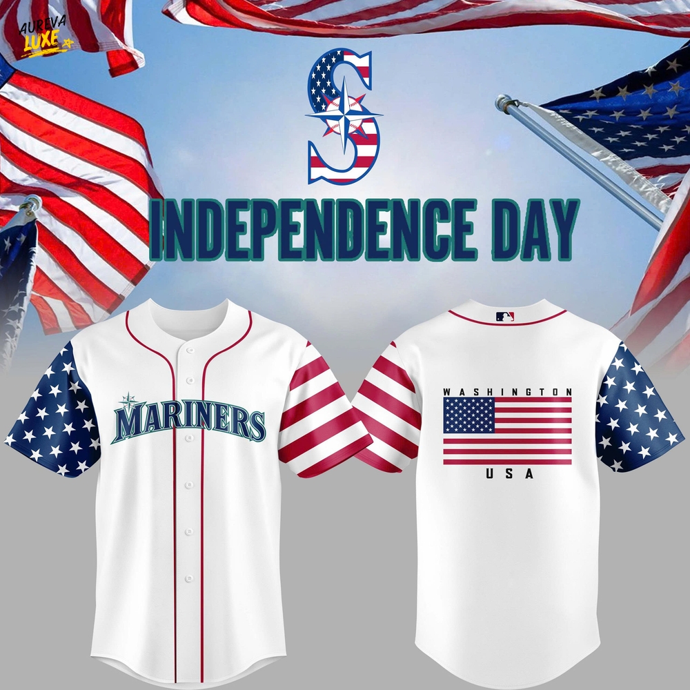 Seattle Mariners x Independence Day Mariners T-Shirt Seattle Mariners x Independence Day Mariners T-Shirt