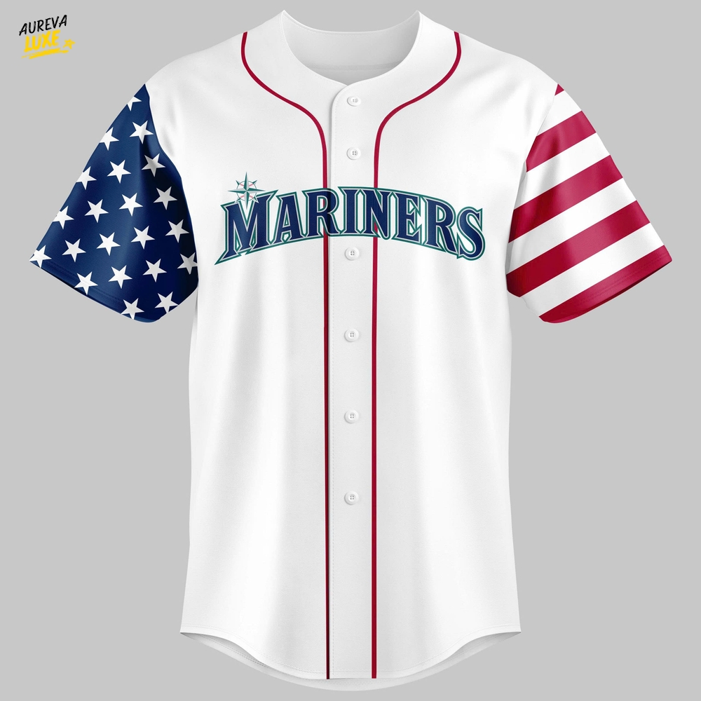 Seattle Mariners x Independence Day Mariners T-Shirt Seattle Mariners x Independence Day Mariners T-Shirt