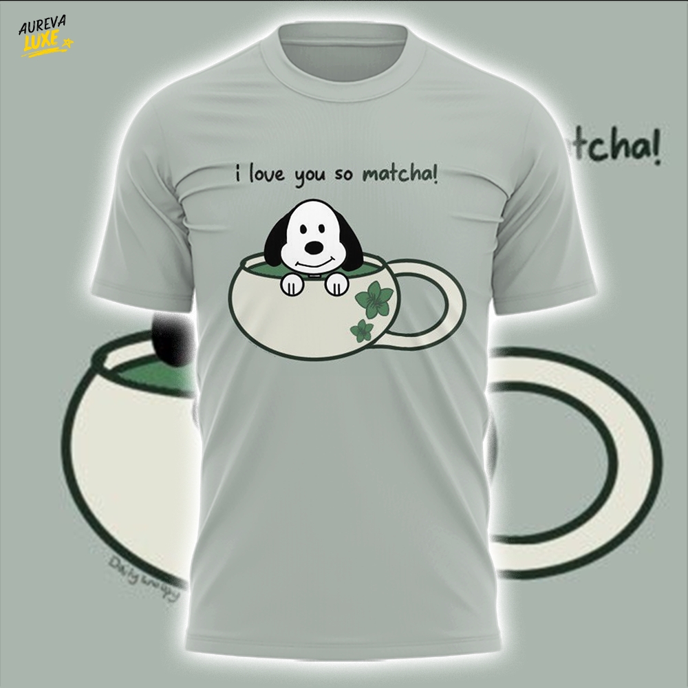 Snoopy "i love you so matcha!" Limited Edition T-shirt Snoopy "i love you so matcha!" Limited Edition T-shirt