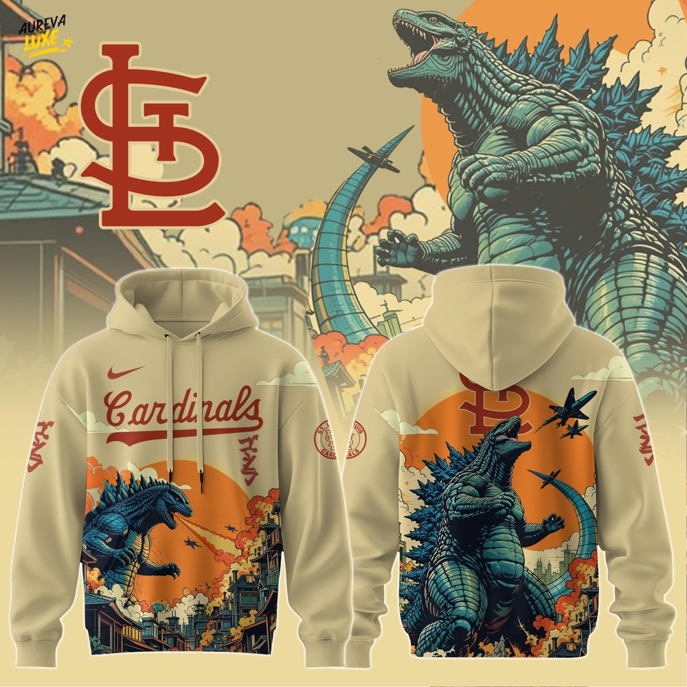 St. Louis Cardinals Special Godzilla Limited Edition Hoodie St. Louis Cardinals Special Godzilla Limited Edition Hoodie