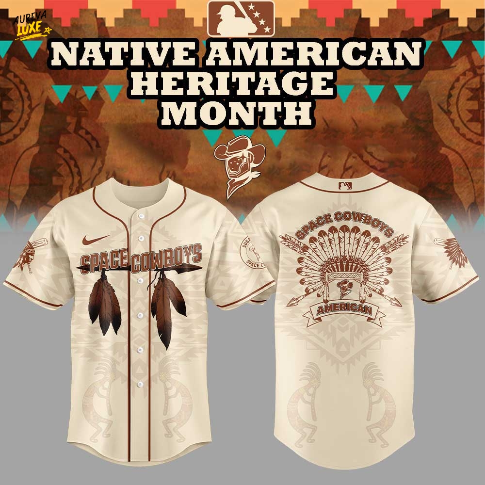 Sugar Land Space Cowboys Celebrating Native American Heritage Month Jersey 2025 Sugar Land Space Cowboys Celebrating Native American Heritage Month Jersey 2025