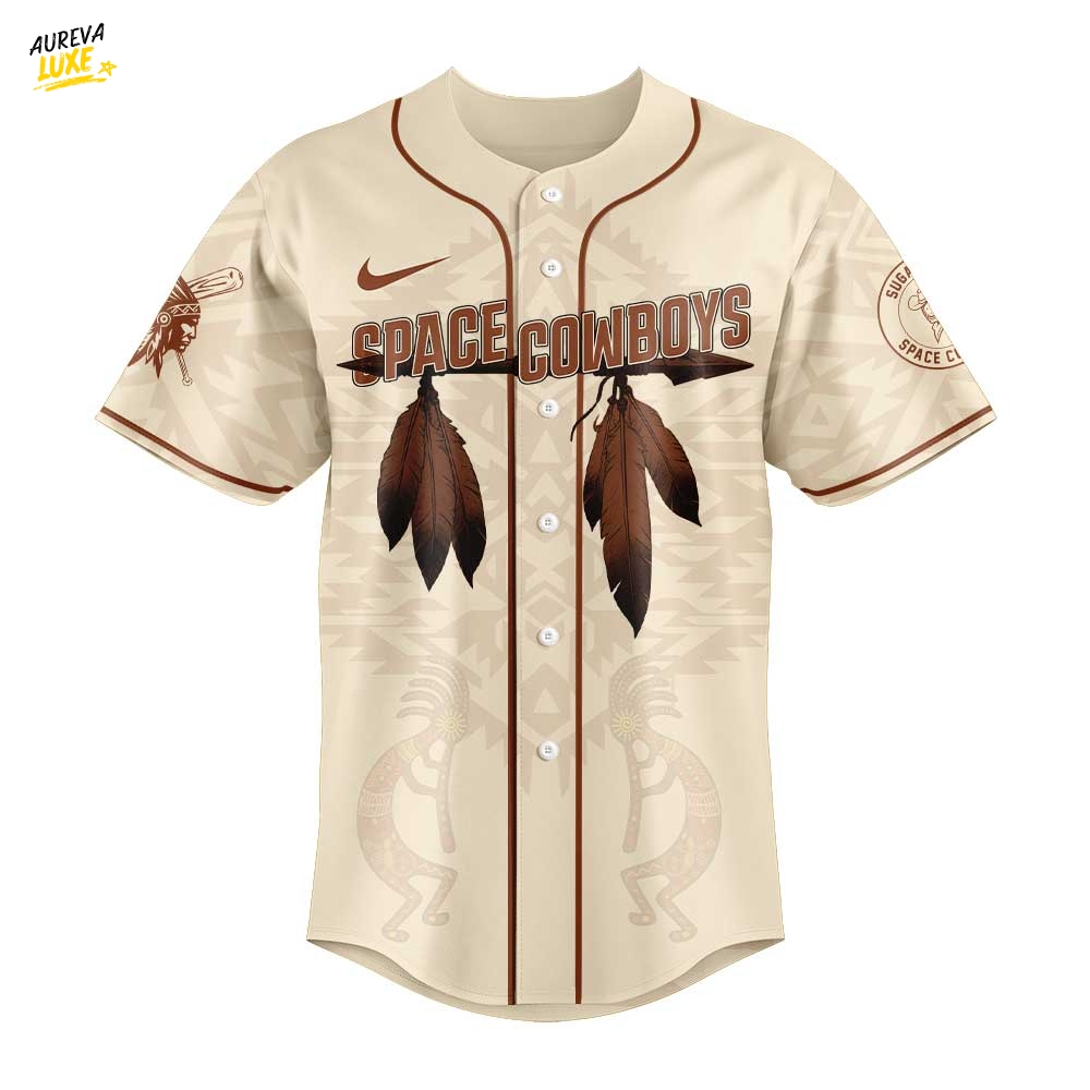 Sugar Land Space Cowboys Celebrating Native American Heritage Month Jersey 2025 Sugar Land Space Cowboys Celebrating Native American Heritage Month Jersey 2025