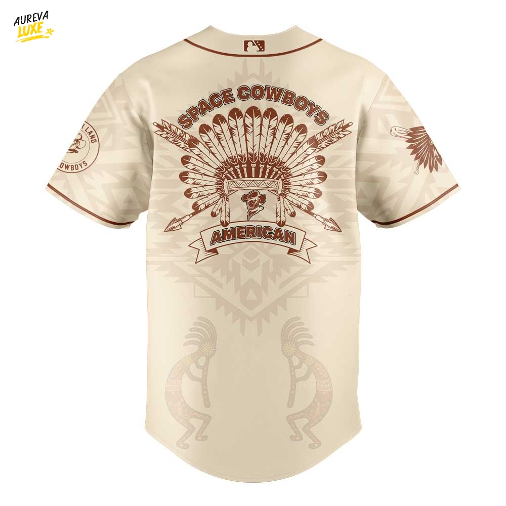 Sugar Land Space Cowboys Celebrating Native American Heritage Month Jersey 2025 Sugar Land Space Cowboys Celebrating Native American Heritage Month Jersey 2025