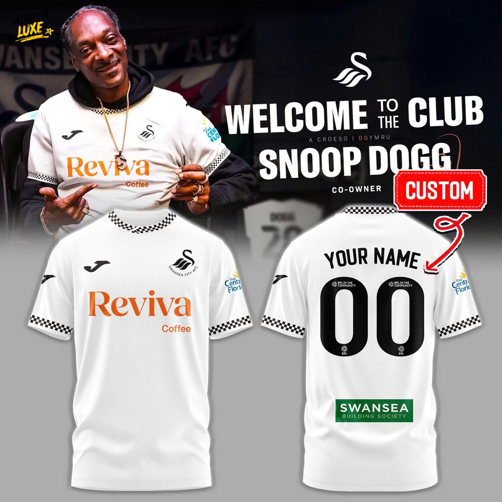 Swansea City Home Kit Football x Snoop Dogg Limited Shirt Swansea City Home Kit Football x Snoop Dogg Limited Shirt