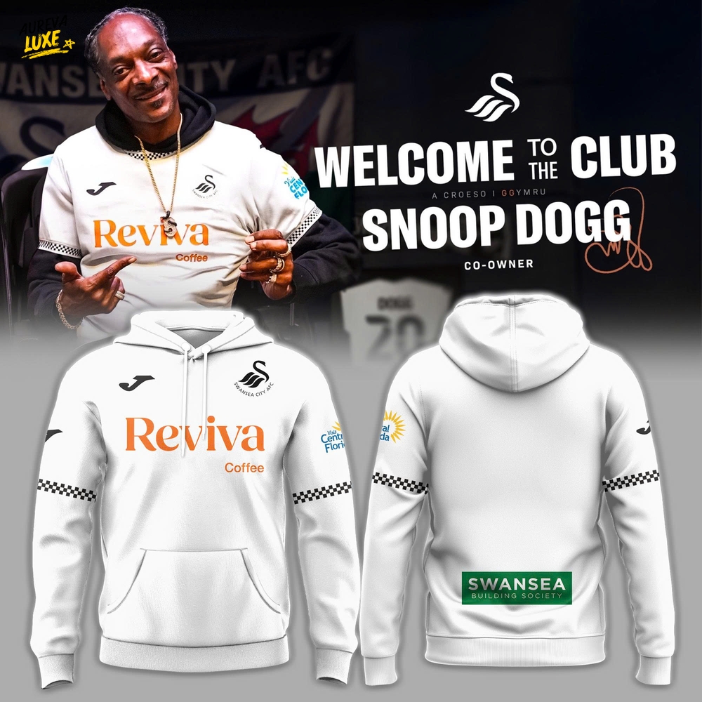 Swansea City x Snoop Dogg "Welcome to the Club" Special Hoodie Swansea City x Snoop Dogg "Welcome to the Club" Special Hoodie