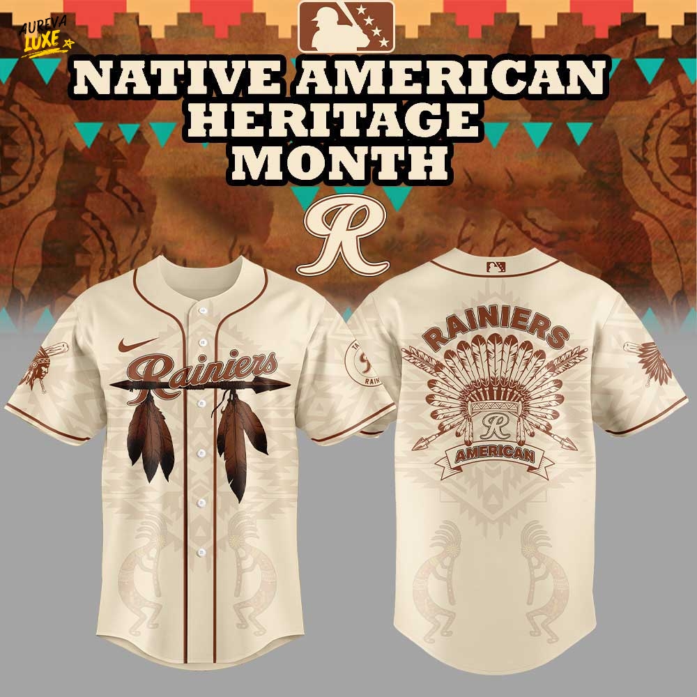 Tacoma Rainiers Celebrating Native American Heritage Month Jersey 2025 Tacoma Rainiers Celebrating Native American Heritage Month Jersey 2025