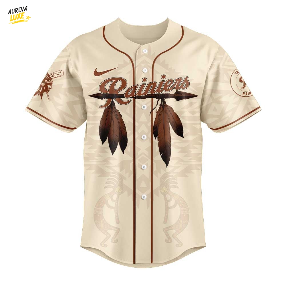 Tacoma Rainiers Celebrating Native American Heritage Month Jersey 2025 Tacoma Rainiers Celebrating Native American Heritage Month Jersey 2025