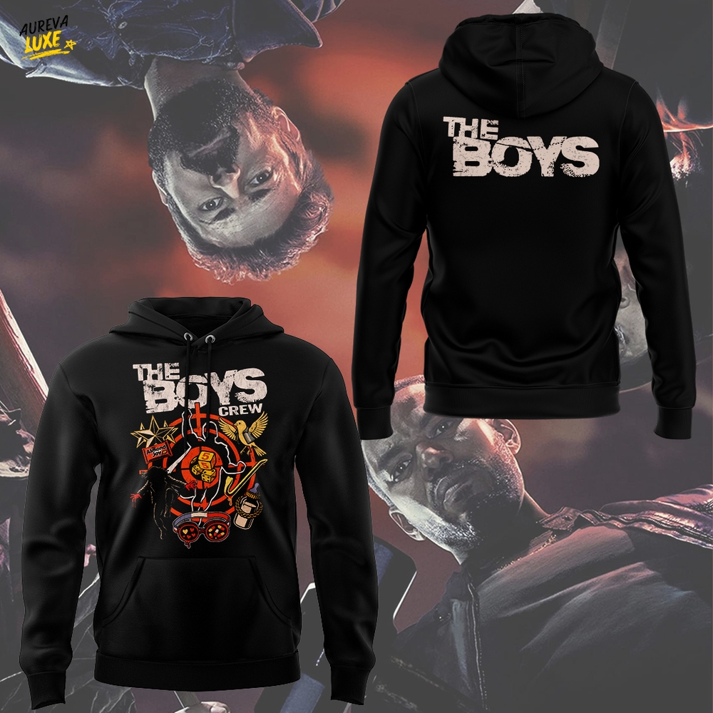 The Boys Crew Special Black Hoodie The Boys Crew Special Black Hoodie
