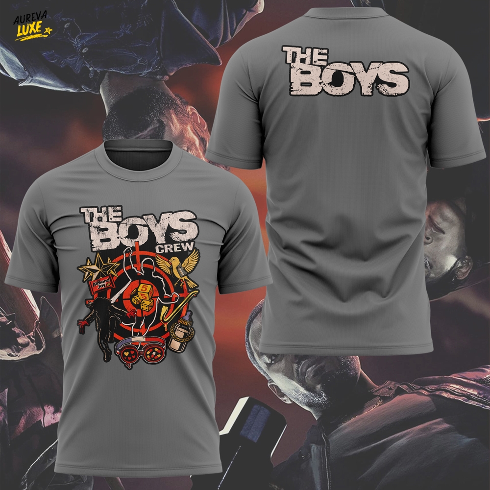 The Boys Crew Special Gray Tee The Boys Crew Special Gray Tee