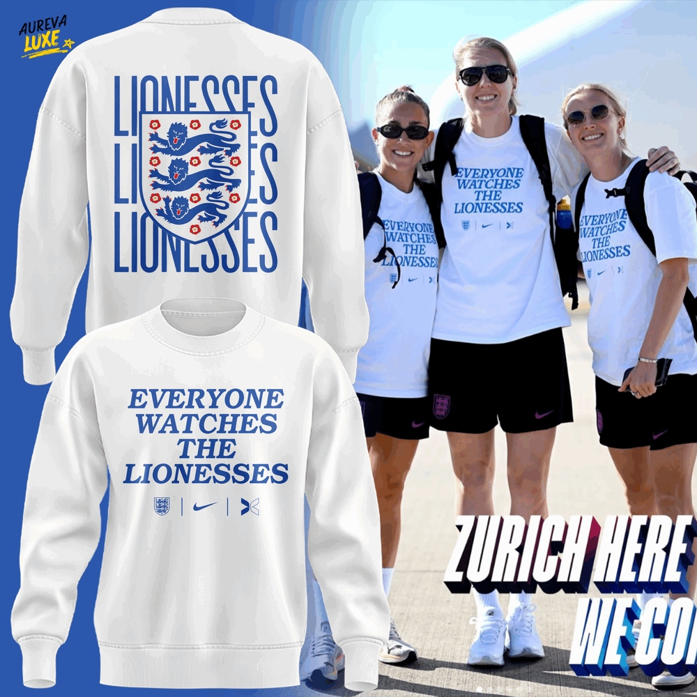 The Lionesses x Everyone Watches 2025 Limited Edition Sweatshirt The Lionesses x Everyone Watches 2025 Limited Edition Sweatshirt