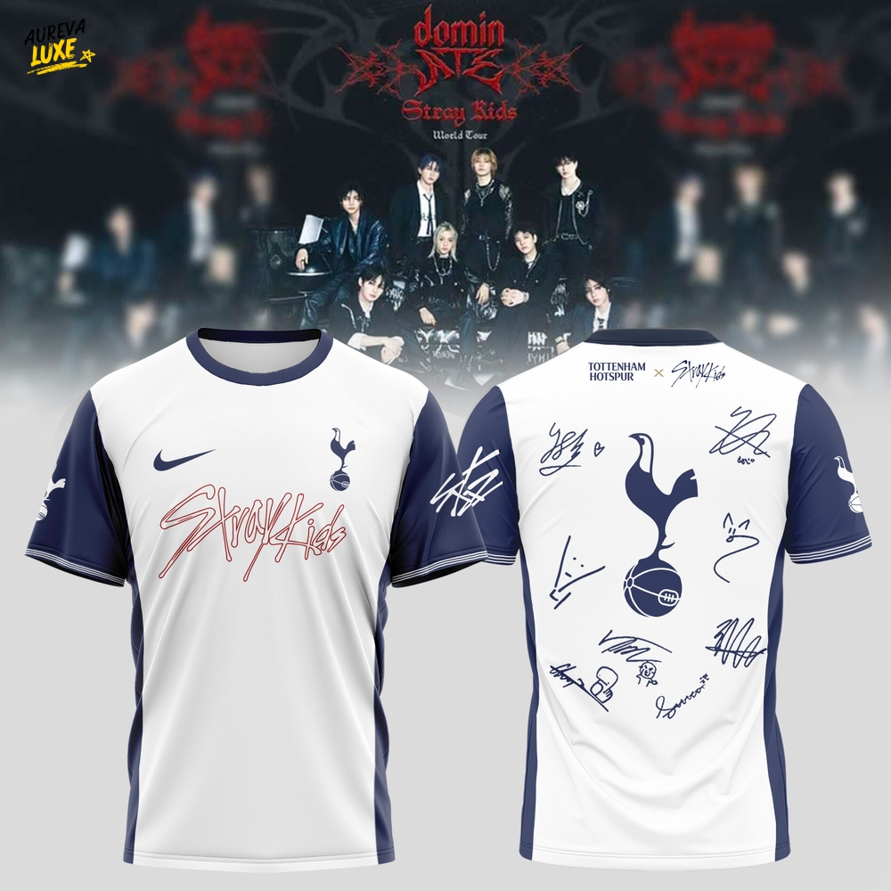 Tottenham Hotspur x Stray Kids DominATE World Tour 2025 Shirt Tottenham Hotspur x Stray Kids DominATE World Tour 2025 Shirt