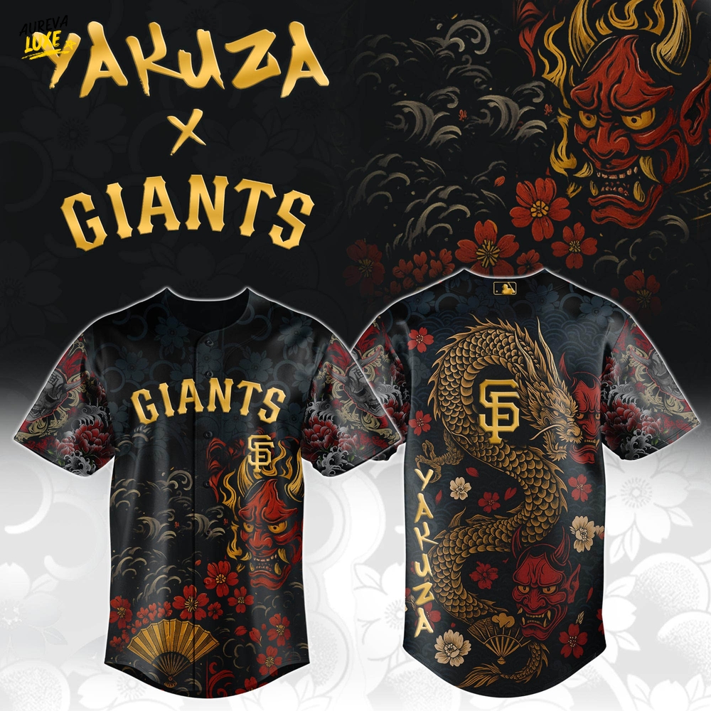 Yakuza Dragon Oni x San Francisco Giants Jersey Yakuza Dragon Oni x San Francisco Giants Jersey