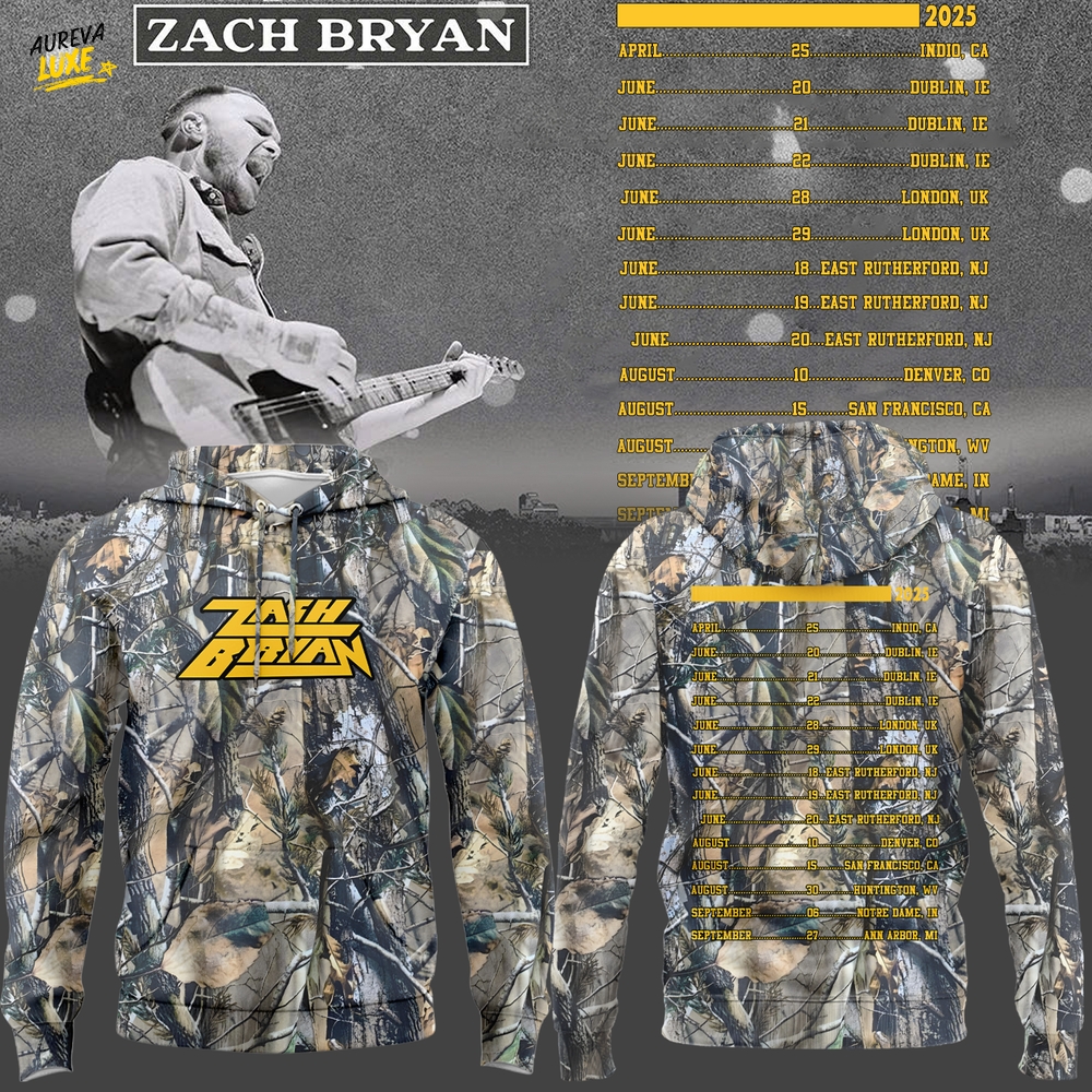 Zach Bryan Camo Limited Edition 2025 Hoodie Set Zach Bryan Camo Limited Edition 2025 Hoodie Set