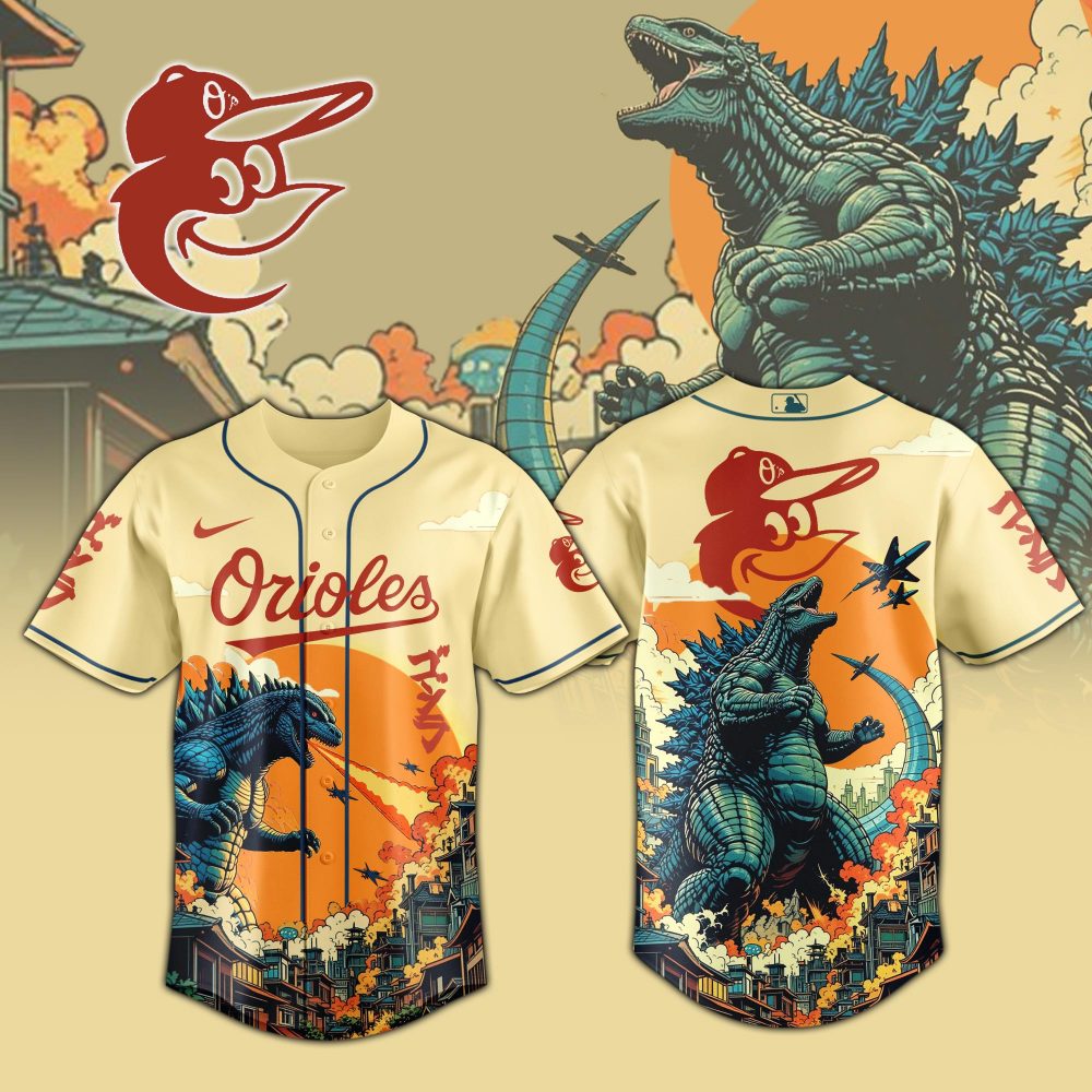 Baltimore Orioles Special Godzilla Limited Edition Jersey