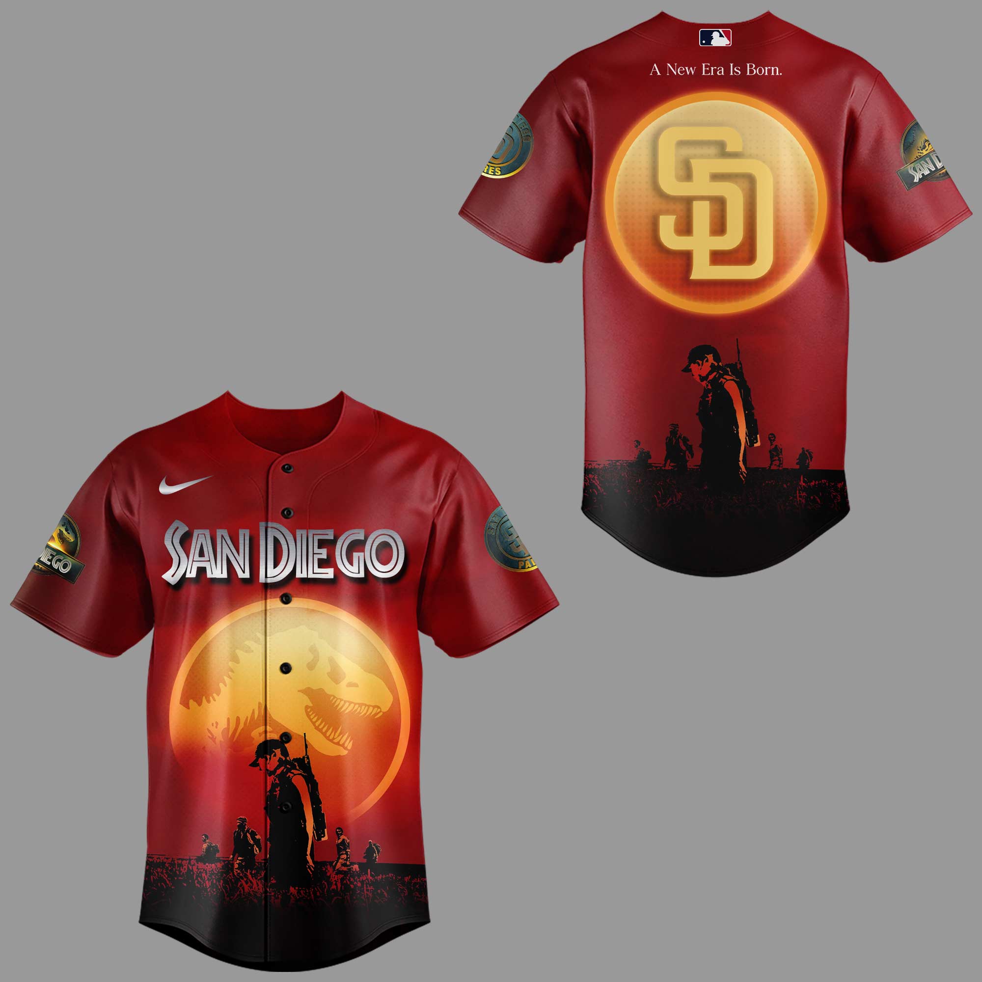 San Diego Padres x Jurassic World Rebirth Jersey San Diego Padres x Jurassic World Rebirth Jersey