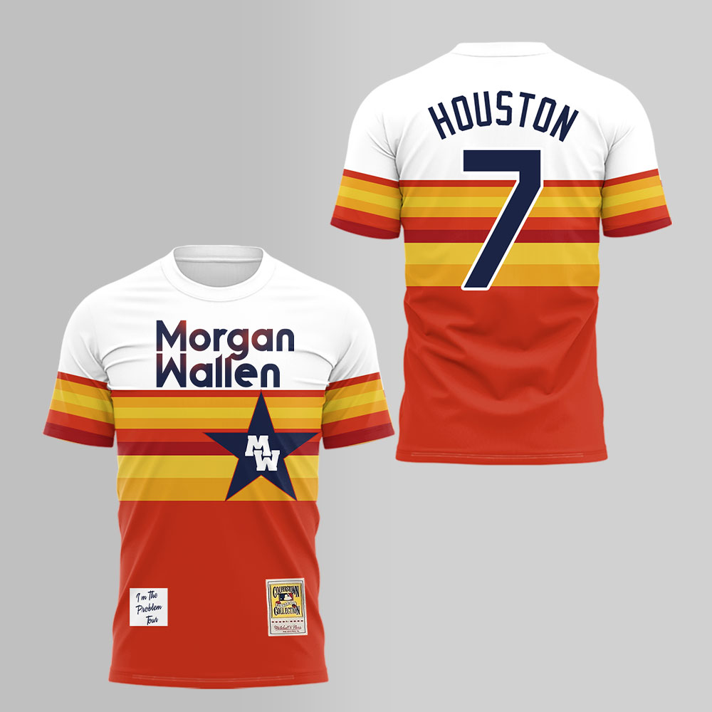 Limited Edition Morgan Wallen Live in Houston TShirt Limited Edition Morgan Wallen Live in Houston TShirt