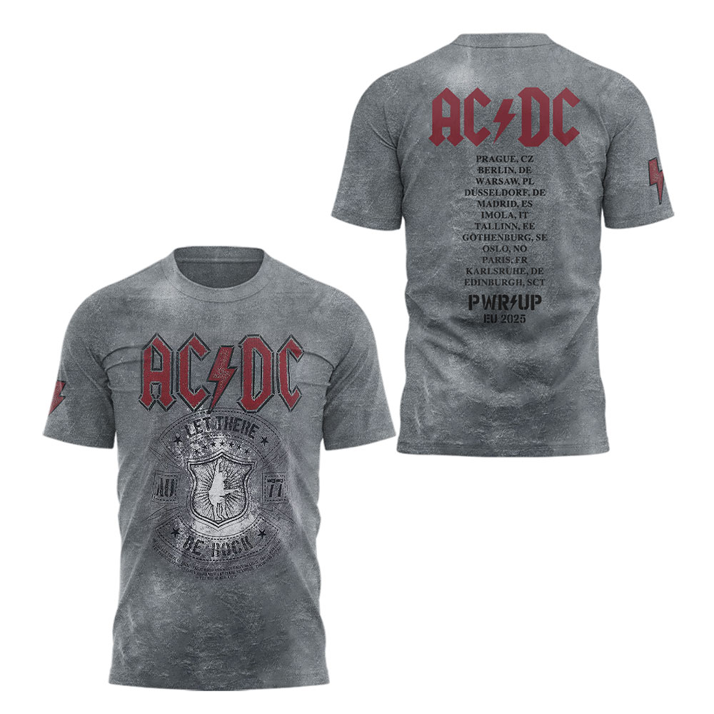 AC/DC Power Up Tour Limited Edition Tee AC/DC Power Up Tour Limited Edition Tee