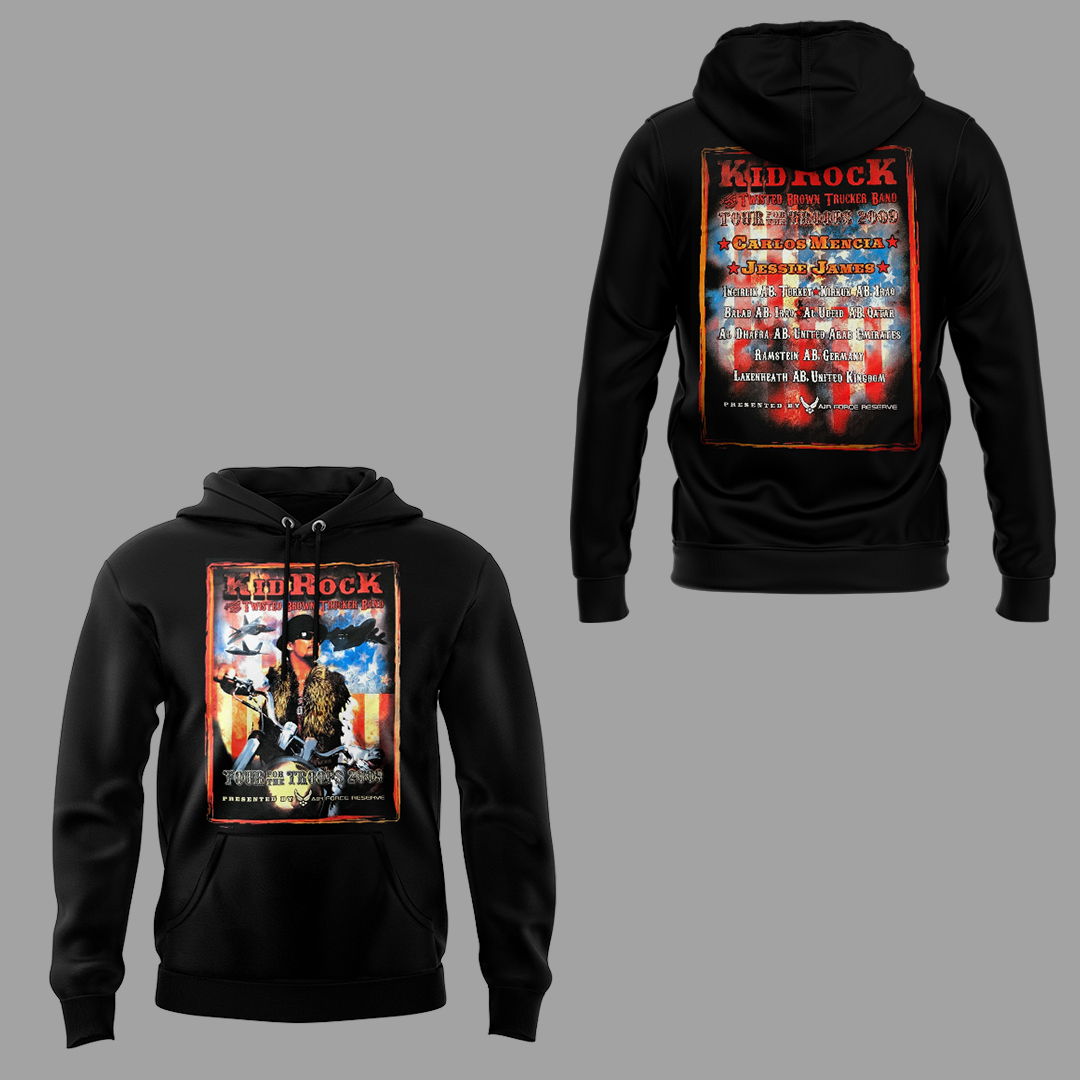 Limited Edition Morgan Wallen Live in Houston KID ROCK Hoodie Limited Edition Morgan Wallen Live in Houston KID ROCK Hoodie