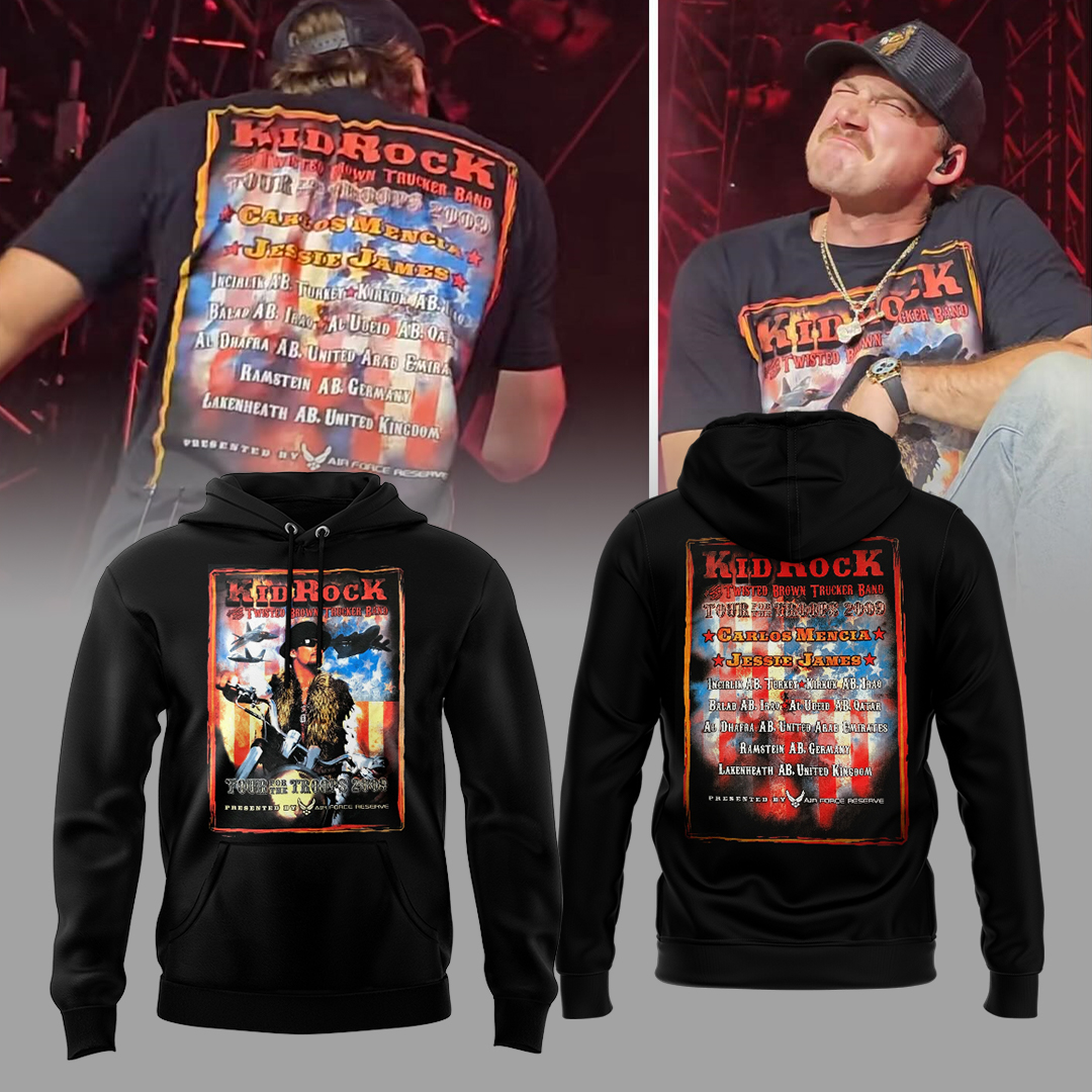 Limited Edition Morgan Wallen Live in Houston KID ROCK Hoodie Limited Edition Morgan Wallen Live in Houston KID ROCK Hoodie