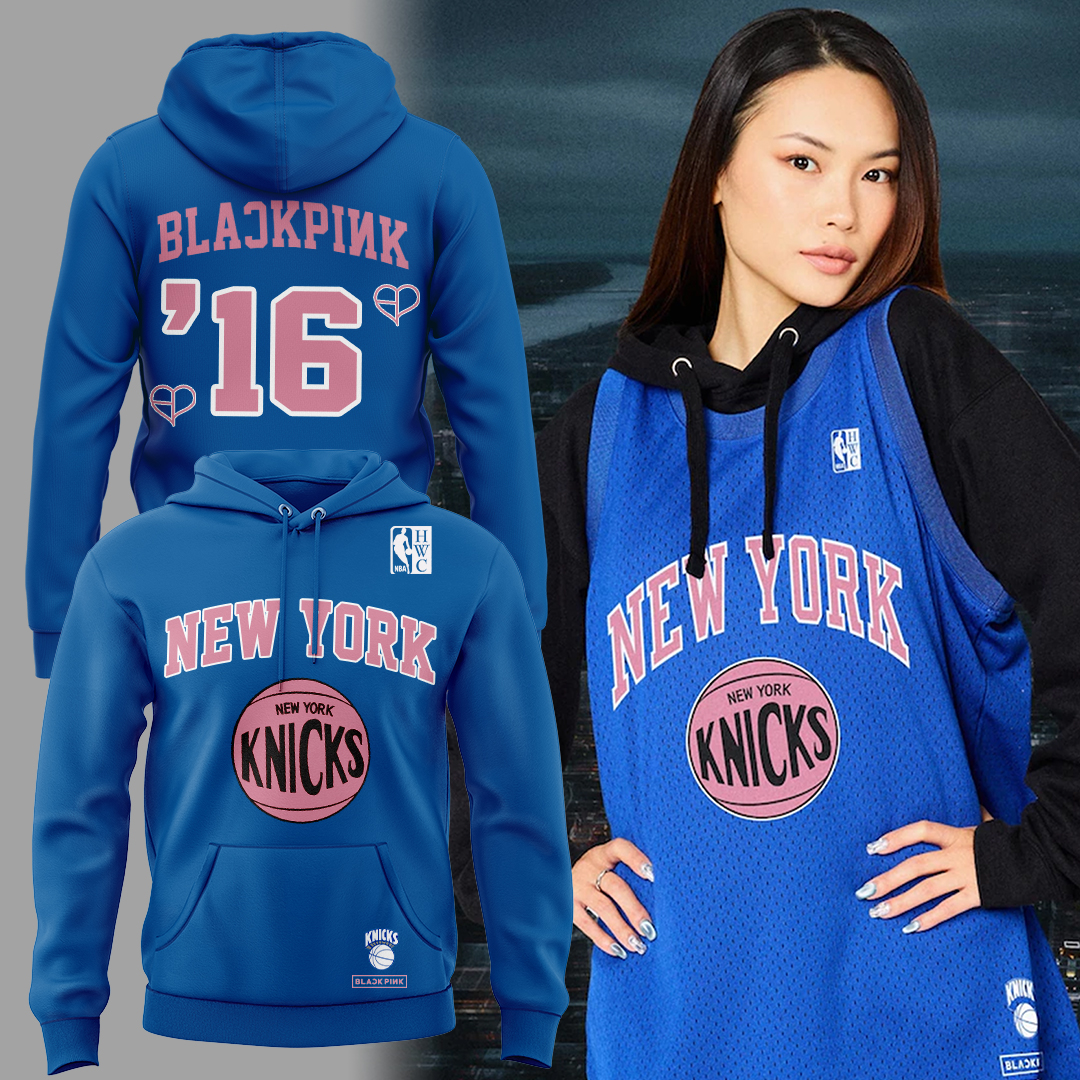 New York Knicks x Blackpink 2025 World Tour Hoodie New York Knicks x Blackpink 2025 World Tour Hoodie